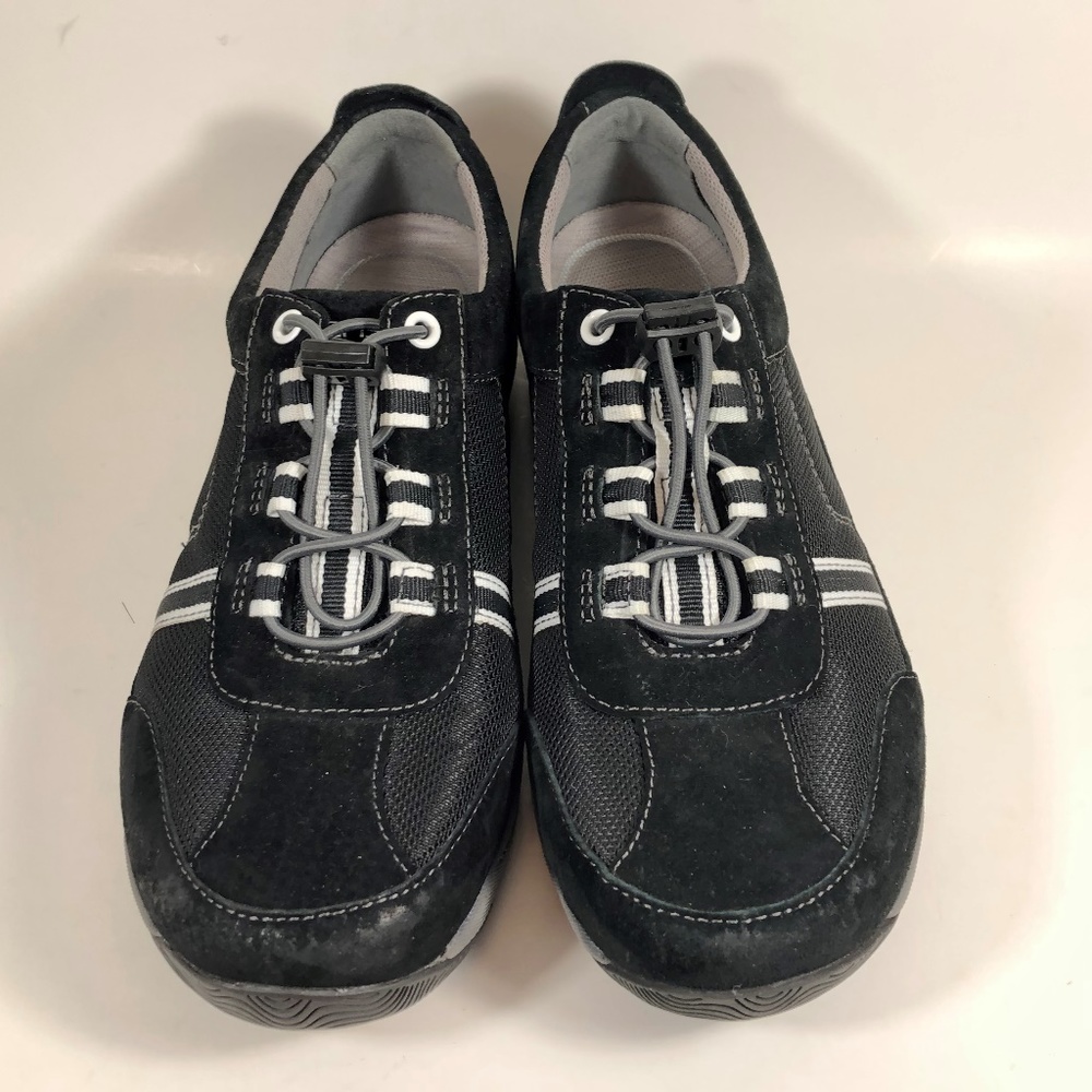 Dansko Helen fachion Sneakers  Black White EUC